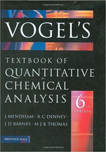 Vogels Quantitative Chemical Analysis