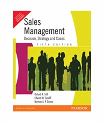 Sales Management Decision Strategy & Cases