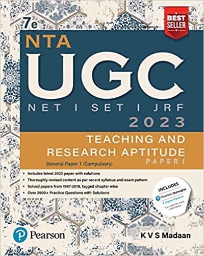 Pearson UGC NET/SET/JRF Paper 1