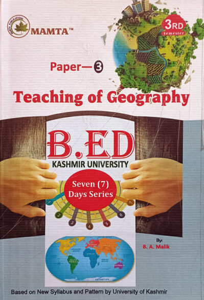B.ED 7 Days Series Teaching of Geography