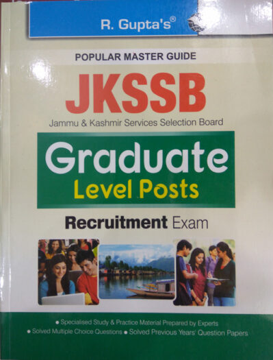 R.Gupta's JKSSB Graduate Level Posts 2021