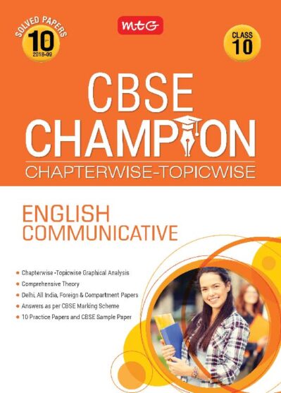 MTG CBSE Champion English communication class 10th