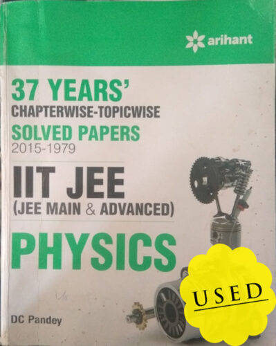 37 Years IIT JEE Chapterwise Solved Papers Physics