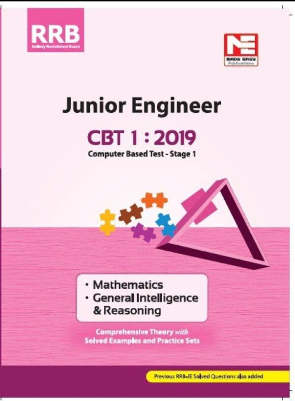 RRB JE CBT- 1 : Mathematics, General Intelligence and Reasoning