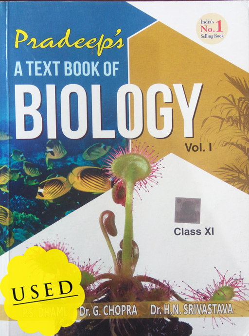 Pradeep A Textbook Of Biology Class XI 2 Volumes