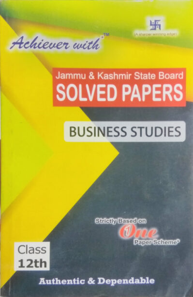 JKBOSE Previous Solved Papers Business Studies Class 12th