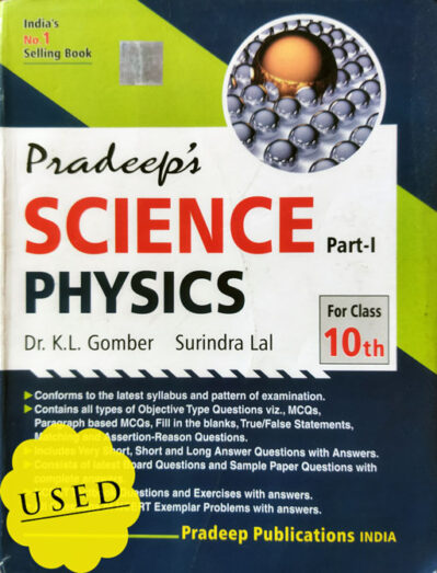 Pradeep Science Part I - Physics Class 10th