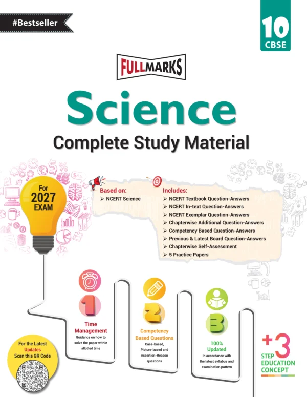 Full Marks Science Complete Study Material Class 10 (Based on New NCERT & CBSE Syllabus)