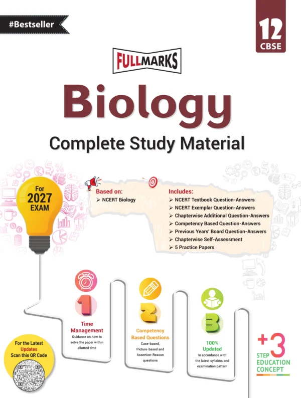 Full Marks Biology Complete Study Material Class 12 (Based on Latest NCERT Textbook)