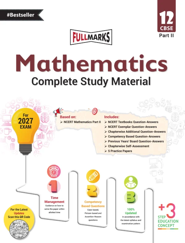 Full Marks Mathematics Part-2 Complete Study Material Class 12 (Based on Latest NCERT Textbook)