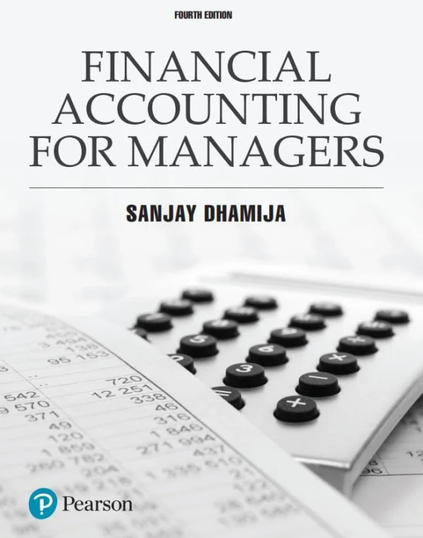 Financial Accounting for Managers 4th Edition