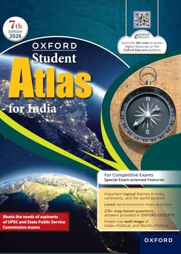 Oxford Student Atlas for India 7th Edition