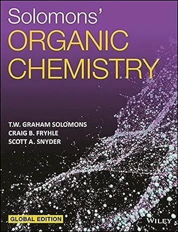 Solomons Organic Chemistry Global Edition