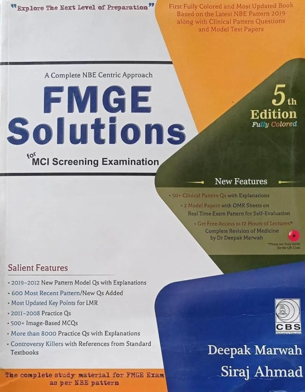FMGE Solutions for MCI Screening Examination 5th Edition