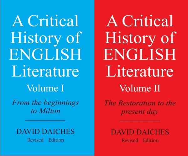 A Critical History Of English Literature (2 Volumes)