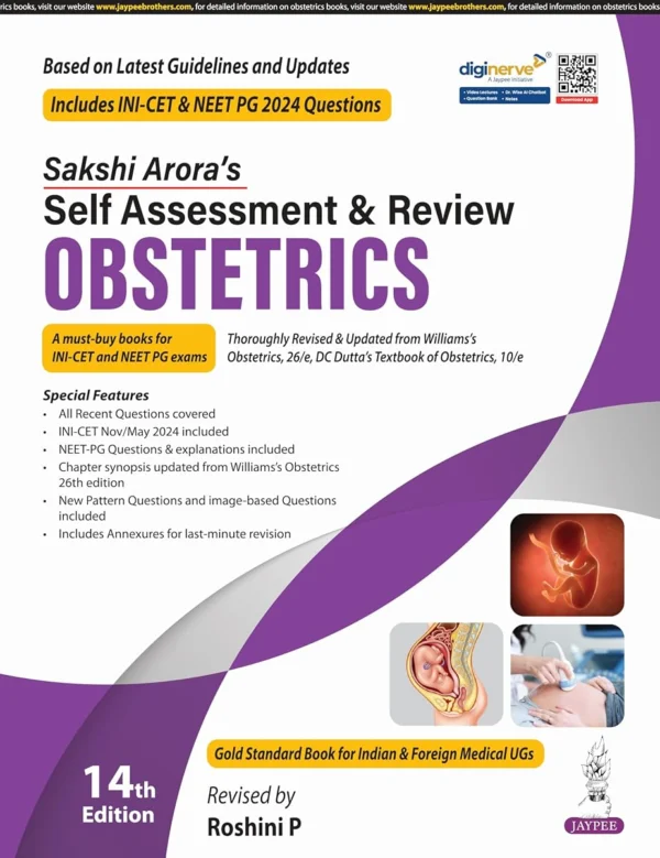 Sakshi Arora's Self Assessment and Review of Obstetrics 14th Edition