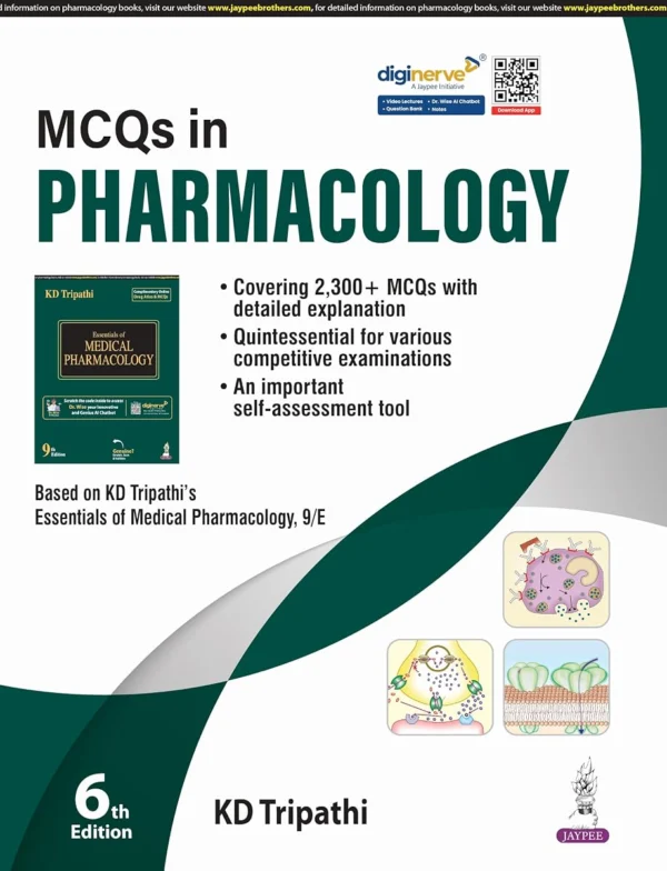 KD Tripathi's MCQs in Pharmacology 6th Edition