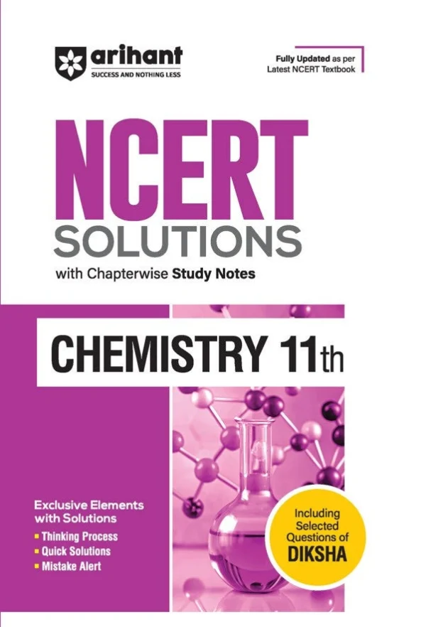 NCERT Solutions Chemistry Class 11th with Chapterwise Study Notes (English Medium)
