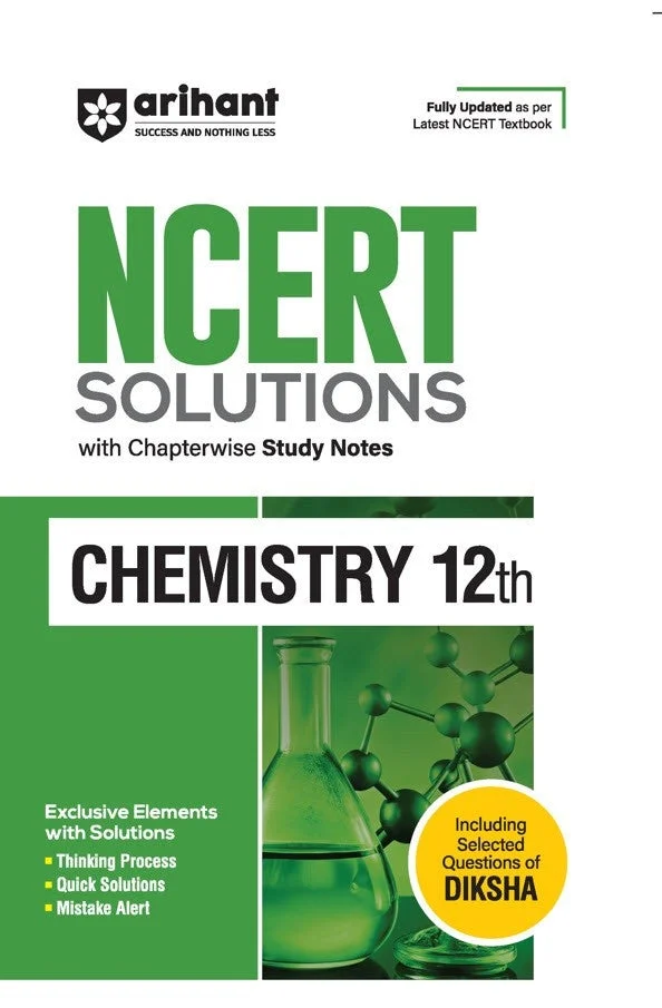 NCERT Solutions Chemistry Class 12th with Chapterwise Study Notes (English Medium)