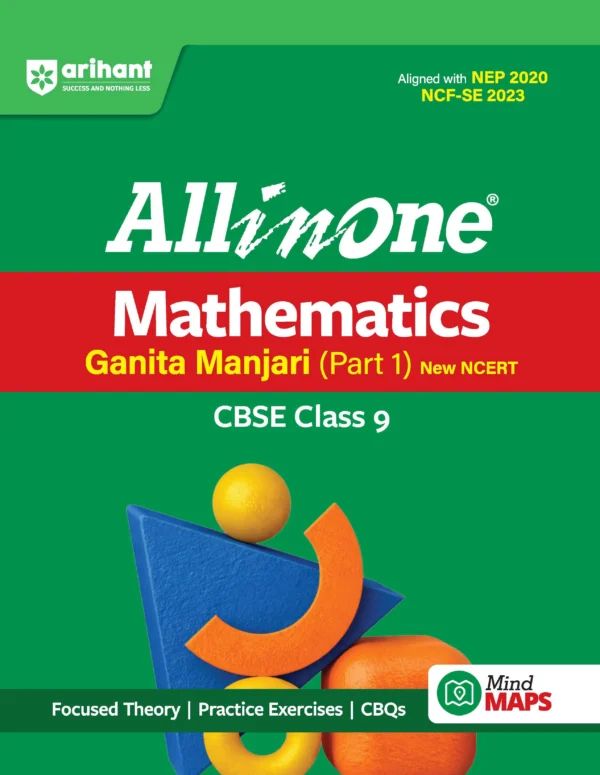All in One Mathematics (Ganita Manjari) Part-1 Class 9 for CBSE Exam 2026-27 (NCERT Based)