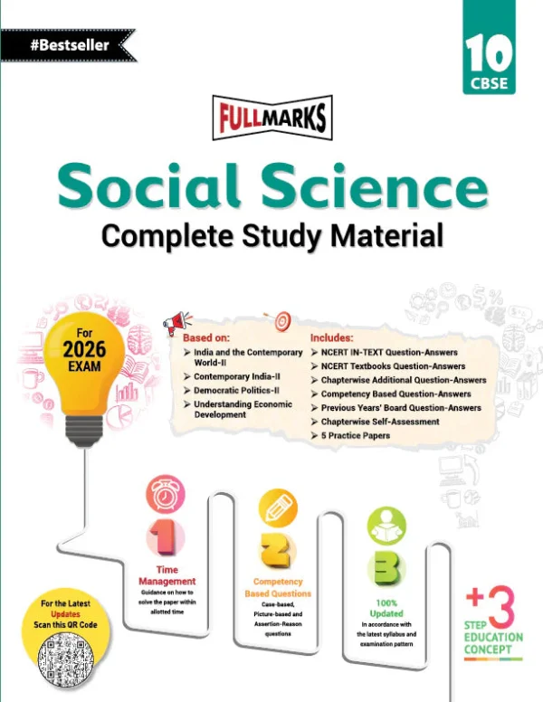 Full Marks Social Science Complete Study Material Class 10 (Latest for 2025-26 Session)