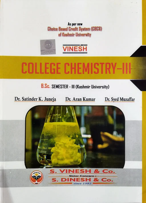College Chemistry III BSc 3rd Semester