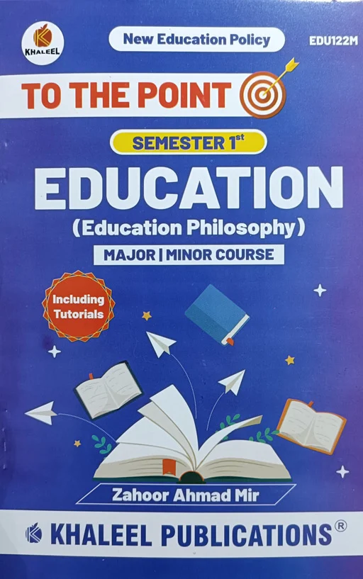 Education Philosophy - Semester 1st Major/Minor Courses