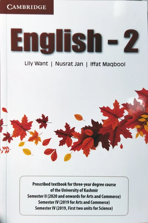English - 2 (For 2nd Sem KU)