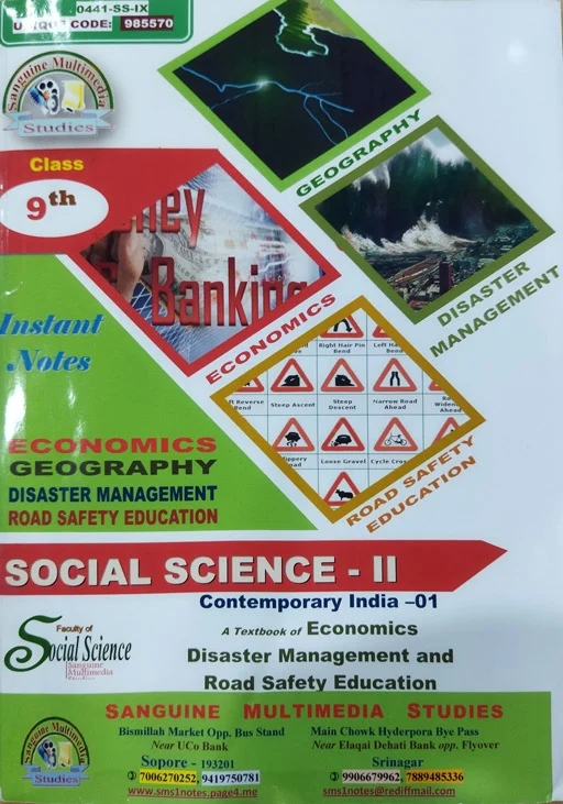 Instant Notes Social Science II Class 9th