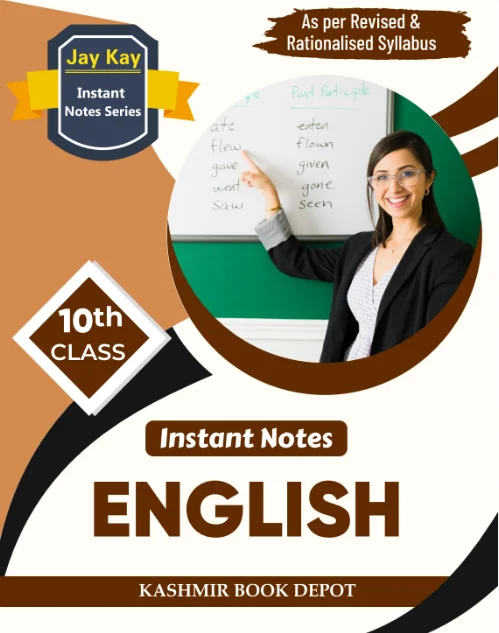 Jay Kay Instant Notes English Class 10th