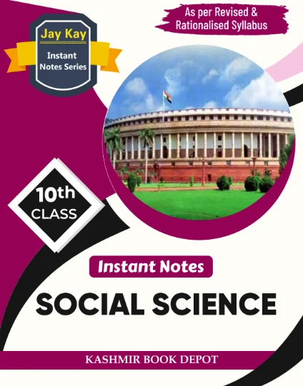 Jay Kay Instant Notes Social Science Class 10th