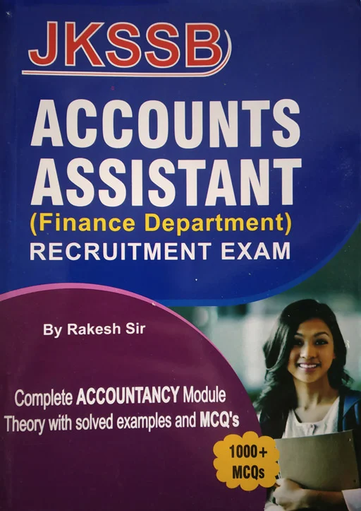 JKSSB Accounts Assistant (Finance Department) Accountancy Module