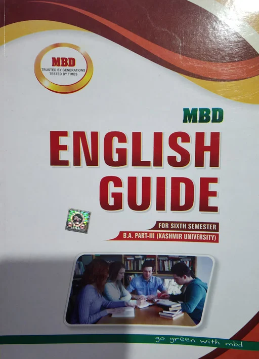MBD English Guide 6th Semester