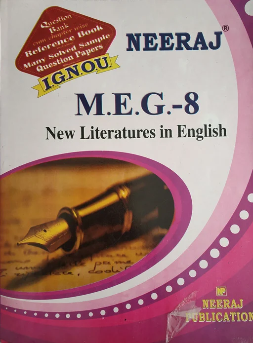 Neeraj MEG - 08 New Literatures In English