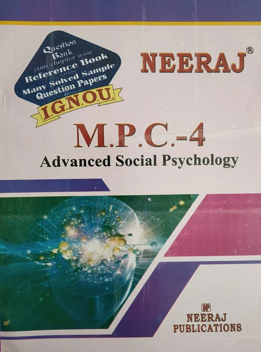 Neeraj MPC - 04 Advanced Social Psychology