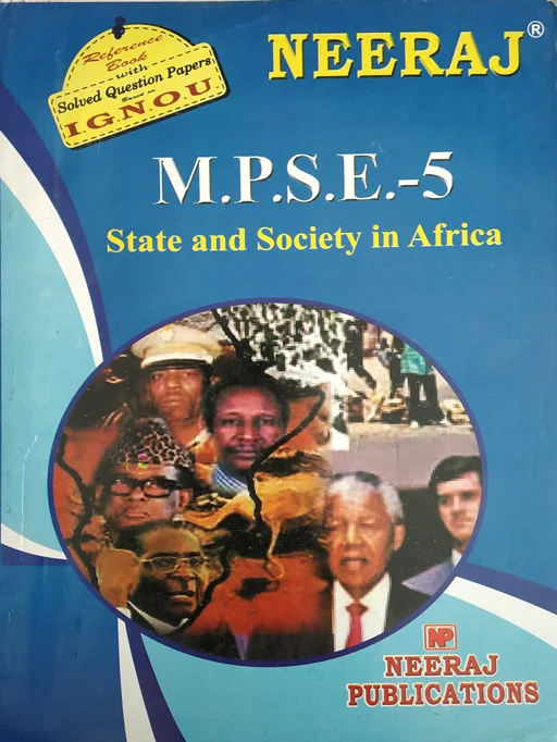 Neeraj MPSE - 05 State And Society In Africa