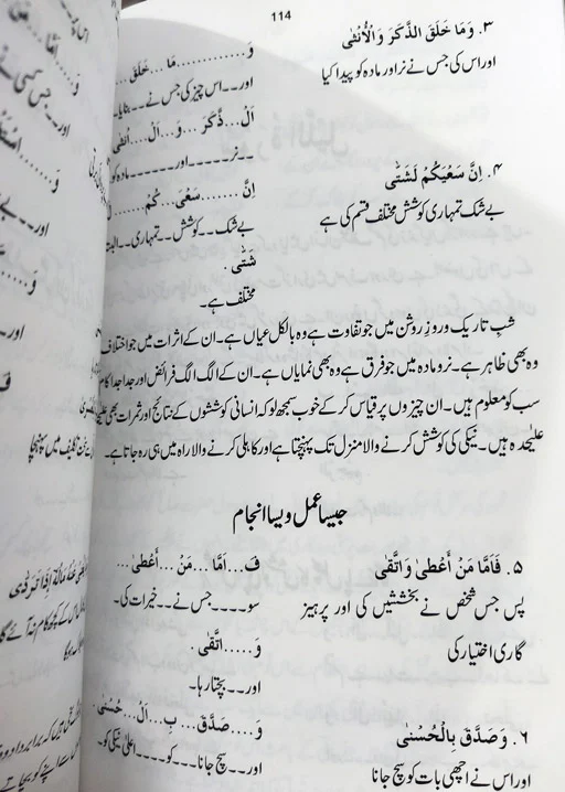 Para Amm - Tarjuma Wa Tafsir