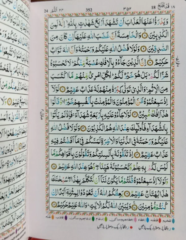 Pocket Quran Coloured With Tajweed Rules