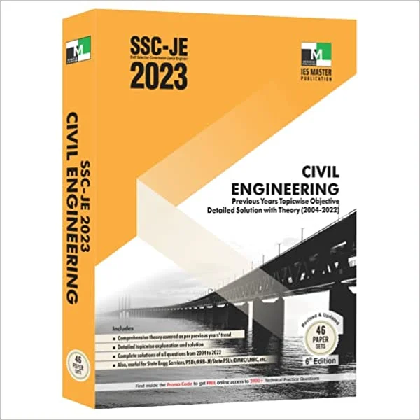 SSC-JE 2023 Civil Engineering Previous Years Topic Wise Objective Detailed Solution With Theory