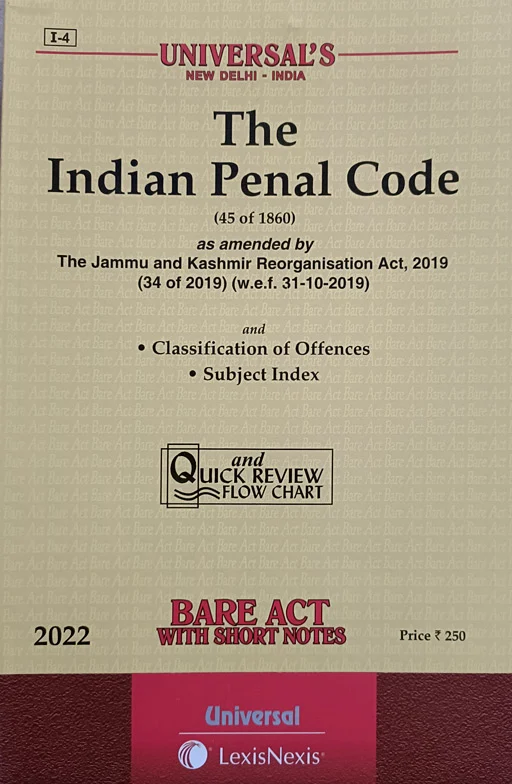 The Indian Penal Code (Bare Act) 2022