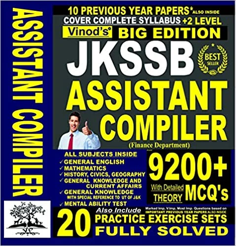 Vinod JKSSB ASSISTANT COMPILER (Finance Department)